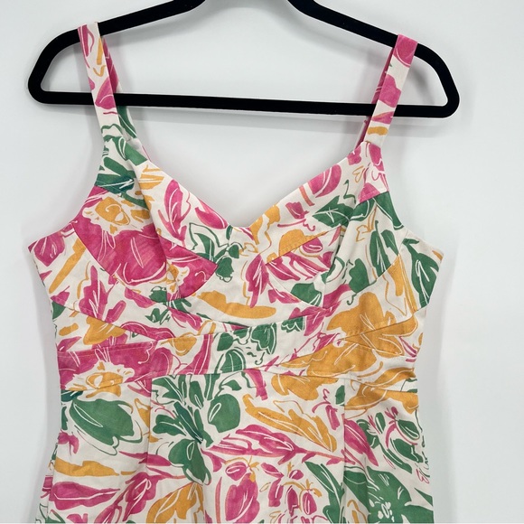 Showpo Argel Dress Electric Floral Pastel Denim Jeans Bodycon Sheath Biker 10 - Picture 7 of 12